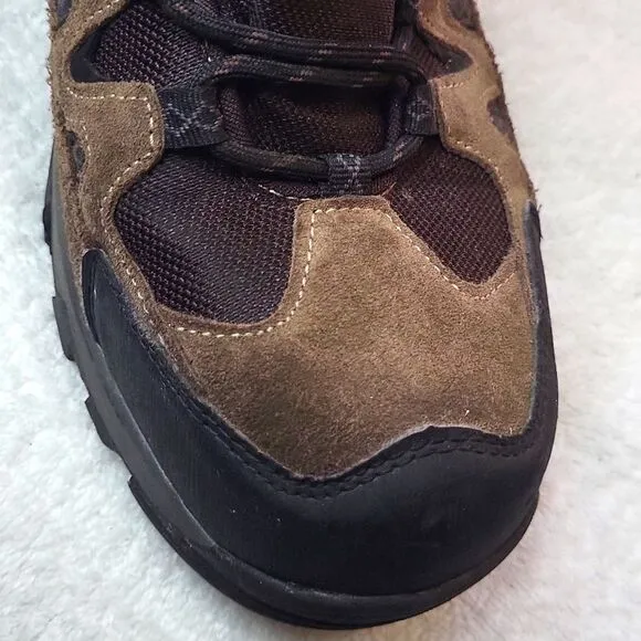 EUC Eddie Bauer Ridgeline Hiking Trail leather waterproof Boots Men's Size 11M