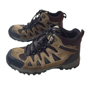 EUC Eddie Bauer Ridgeline Hiking Trail leather waterproof Boots Men's Size 11M