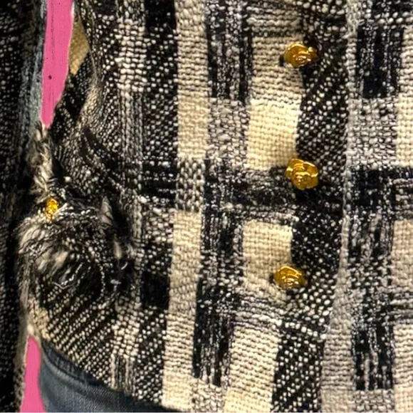 EUC French Luxury Brand Weill- Boucle Blazer - US Size 10 (French 42)