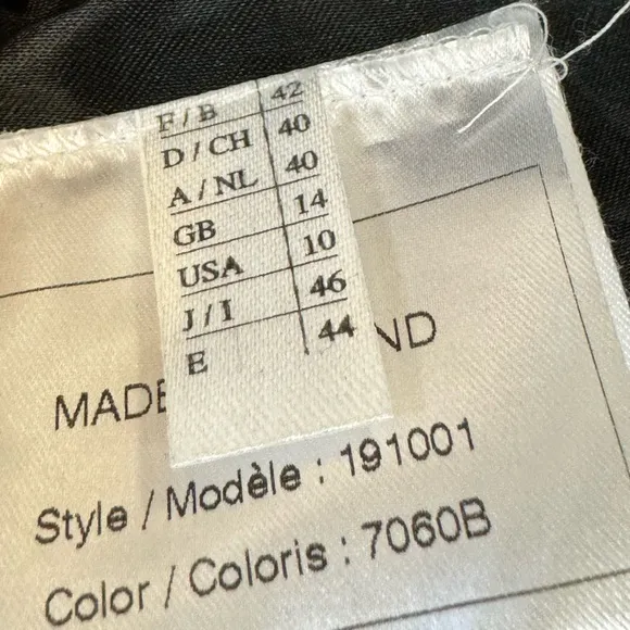 EUC French Luxury Brand Weill- Boucle Blazer - US Size 10 (French 42)