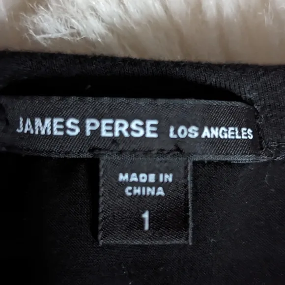 EUC James Perse Empire Dress in Black