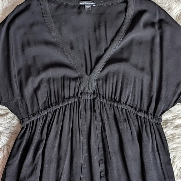 EUC James Perse Empire Dress in Black