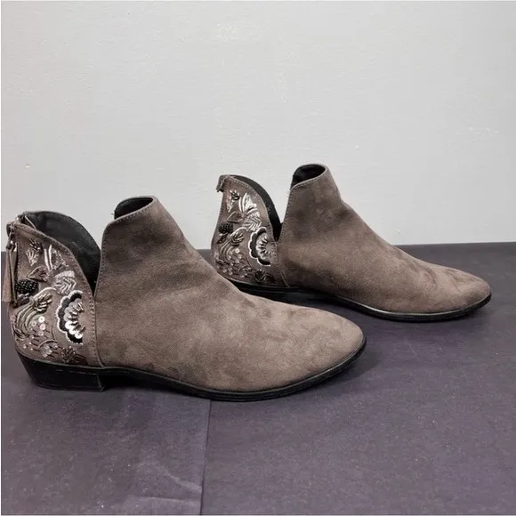 EUC Kenneth Cole Reaction Loop Knot Here We Go Ankle Boots