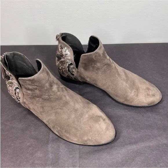 EUC Kenneth Cole Reaction Loop Knot Here We Go Ankle Boots