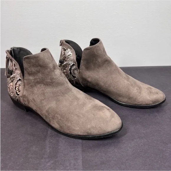 EUC Kenneth Cole Reaction Loop Knot Here We Go Ankle Boots
