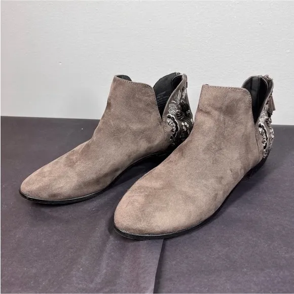 EUC Kenneth Cole Reaction Loop Knot Here We Go Ankle Boots