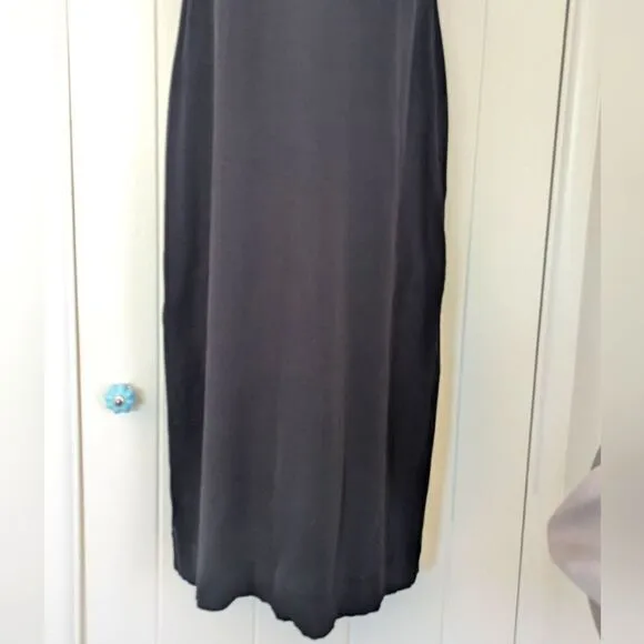 Everlane The 90s Ribbed Tank Dress MD Quiet Luxury Lagenlook Dark Romantic