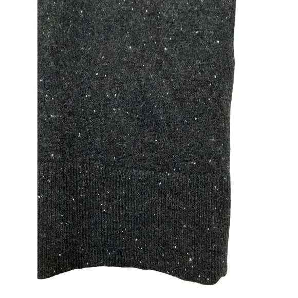 Everlane The Cashmere Turtleneck Black Speckled Dress Small Cozy Minimalist