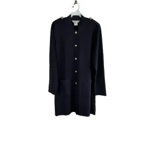 Exclusively Misook Acrylic Knit Button Front Dress Quiet Luxury