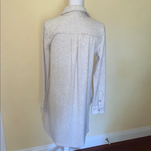 Faherty Legend Sweater Dress Cream Shirt Style Neutral Beachcore Minimalist