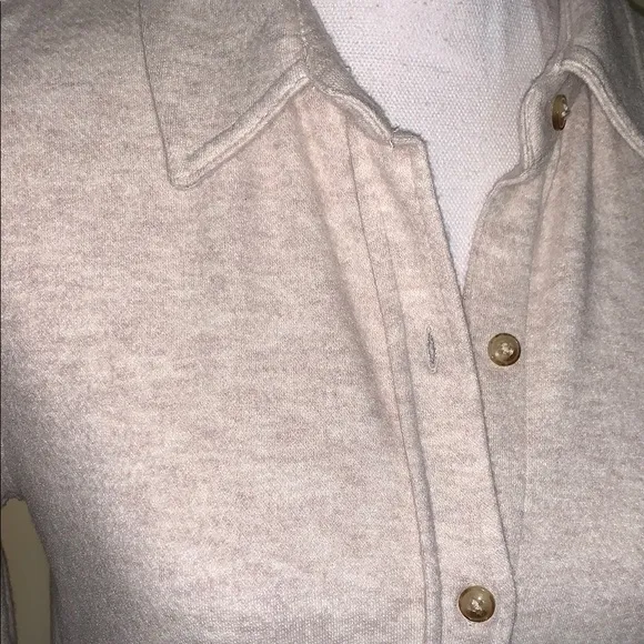 Faherty Legend Sweater Dress Cream Shirt Style Neutral Beachcore Minimalist
