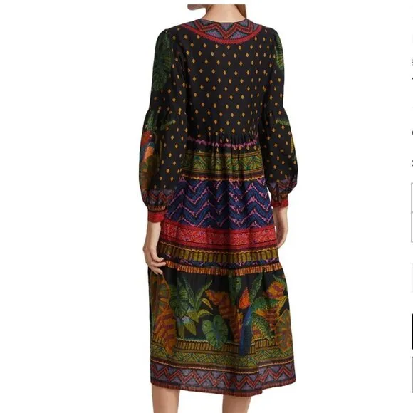 Farm Rio Women’s Forest Tapestry Midi Dress