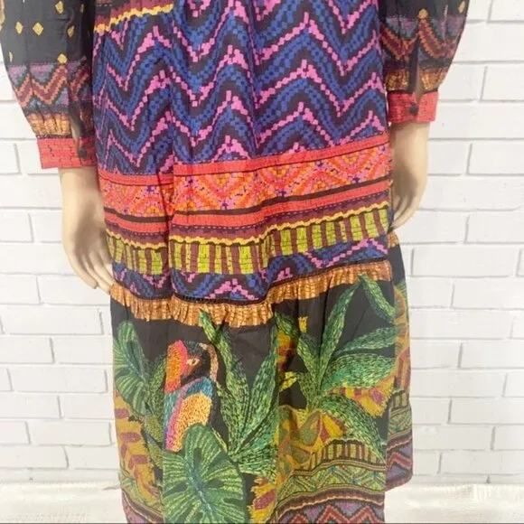 Farm Rio Women’s Forest Tapestry Midi Dress