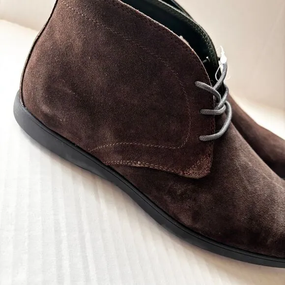 Fibonacci Men's Brown Suede Chukka Boots Desert Leather Dress Shoes Brown NEW!‎