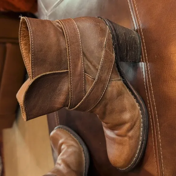 Fiorentini &amp; Baker Brown Leather Ankle Boots 36