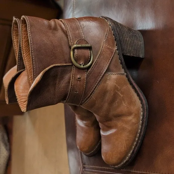 Fiorentini &amp; Baker Brown Leather Ankle Boots 36