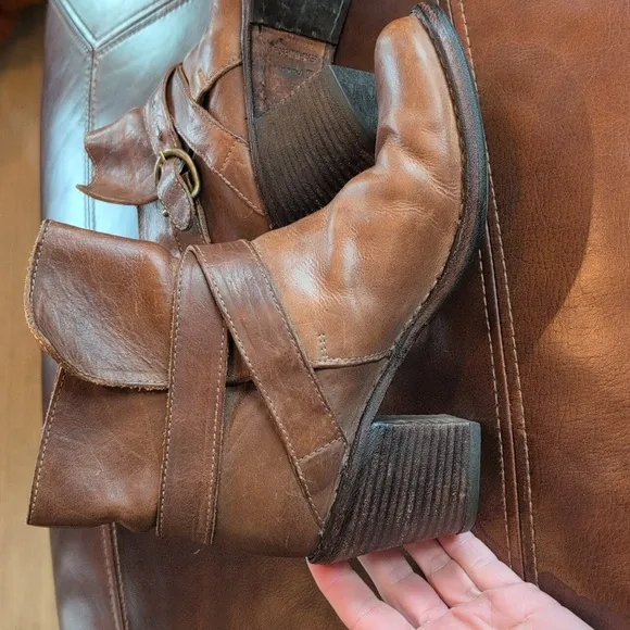Fiorentini &amp; Baker Brown Leather Ankle Boots 36