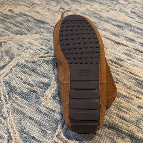 Fireside by Dearfoams Men's Melbourne  Indoor/Outdoor Moccasin Slipper Size 11