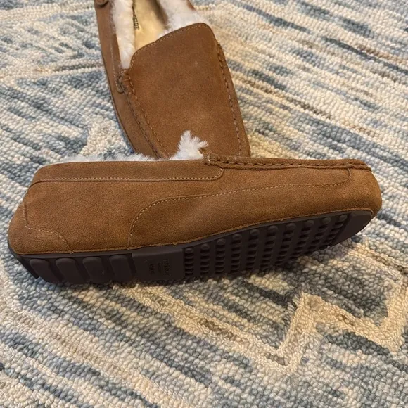 Fireside by Dearfoams Men's Melbourne  Indoor/Outdoor Moccasin Slipper Size 11