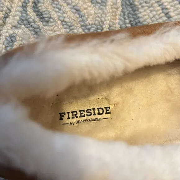 Fireside by Dearfoams Men's Melbourne  Indoor/Outdoor Moccasin Slipper Size 11