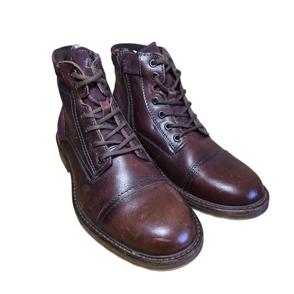 Flexi Country Men's Leather ZIp Trail Boots Mens Size 7.5 Womens Size 9 Great