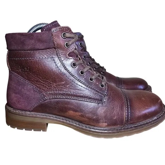 Flexi Country Men's Leather ZIp Trail Boots Mens Size 7.5 Womens Size 9 Great