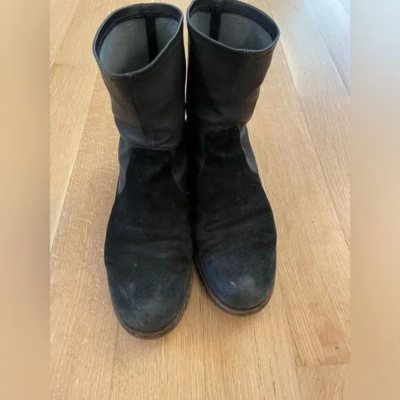 Florentino  Baker black ankle boots