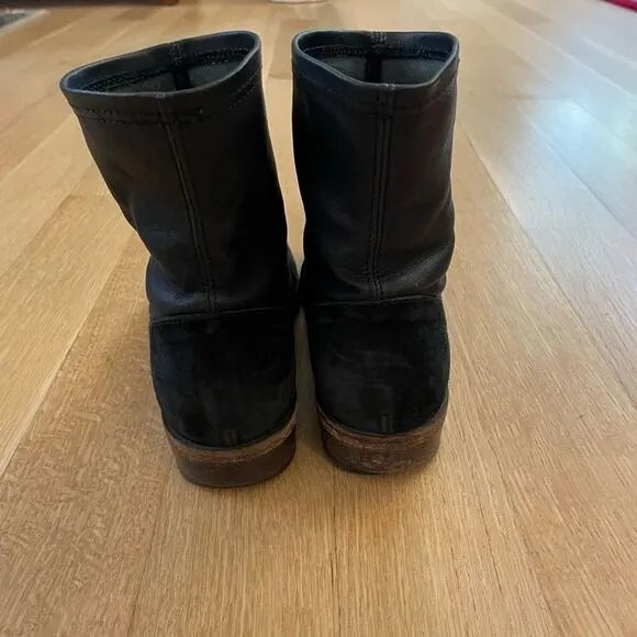 Florentino  Baker black ankle boots