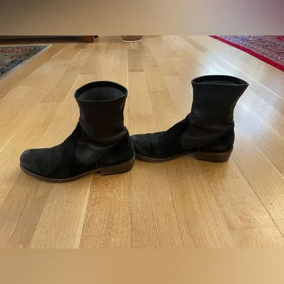 Florentino  Baker black ankle boots