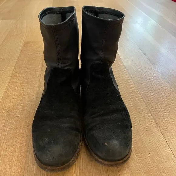 Florentino  Baker black ankle boots