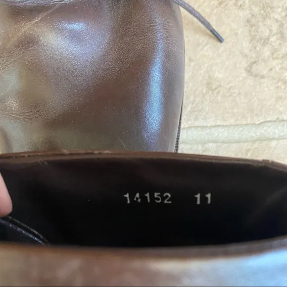 Florsheim Chukka Round Toe Leather Boots Lace Up Shoes Size 11