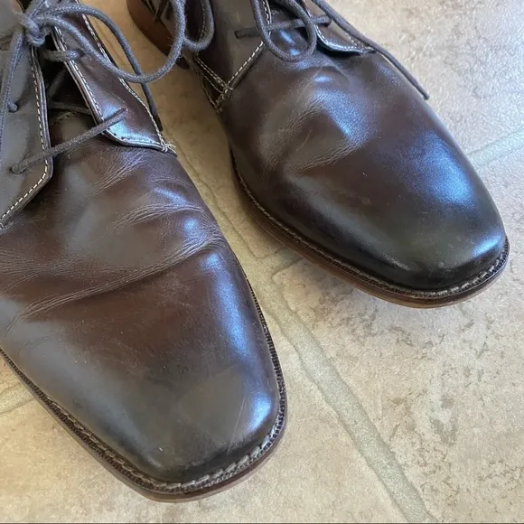 Florsheim Chukka Round Toe Leather Boots Lace Up Shoes Size 11