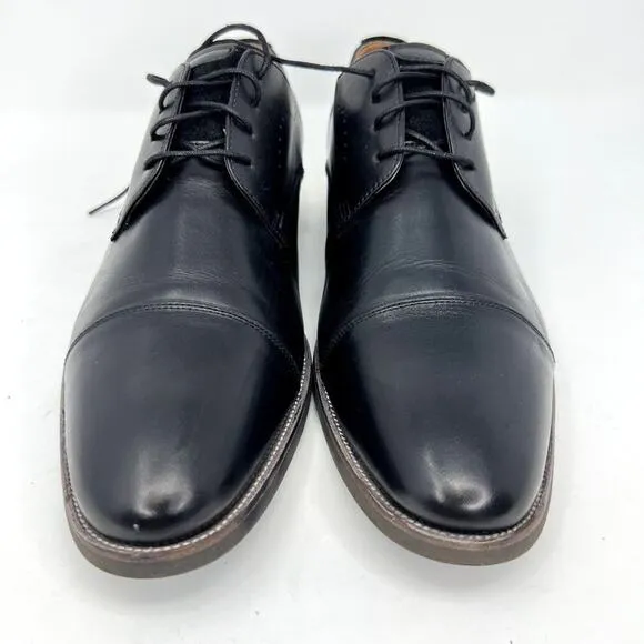 Florsheim Comfortech Black Oxford Derby shoes Men 11M FlexSole Ortholite Leather