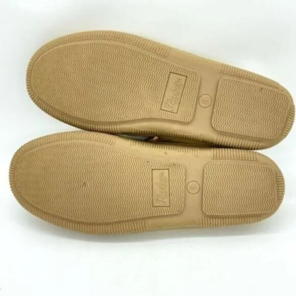 Florsheim Cozzy Moc Toe Tie Slipper Loafers Leather New