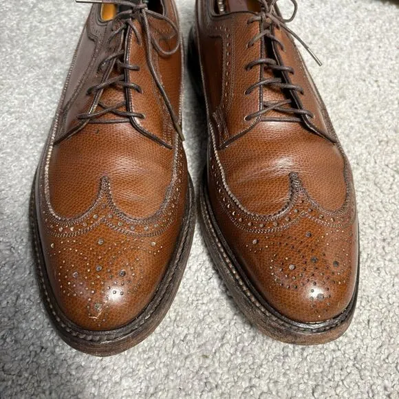 Florsheim Men's Royal Imperial Brogue Wingtips 97625 Size 10.5 B Brown Leather
