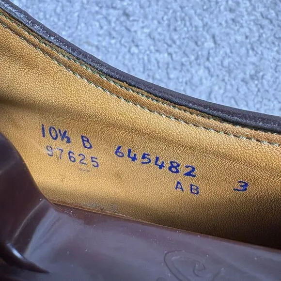 Florsheim Men's Royal Imperial Brogue Wingtips 97625 Size 10.5 B Brown Leather