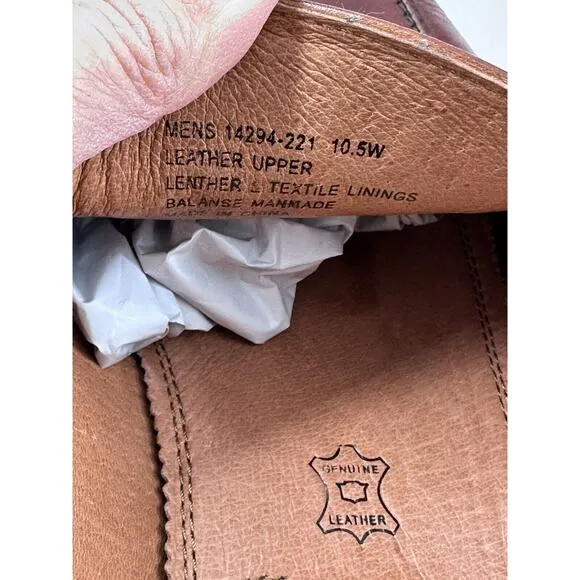 Florsheim Sorrento Moc Toe Penny Dress Men’s Size 10.5 M Loafers Cognac Brown