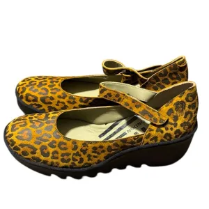Fly London Women’s Animal Cheetah Print Women's Shoes Size 40 Brown Black NEW