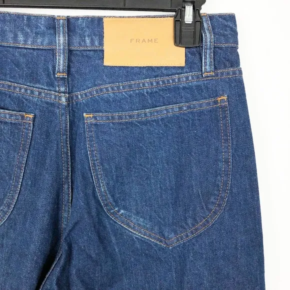 FRAME Women's Le Italien Ankle Flare Jeans Vintage Size 27 Blue High Waist NWOT