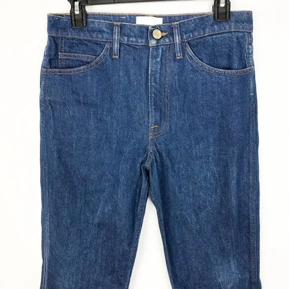 FRAME Women's Le Italien Ankle Flare Jeans Vintage Size 27 Blue High Waist NWOT