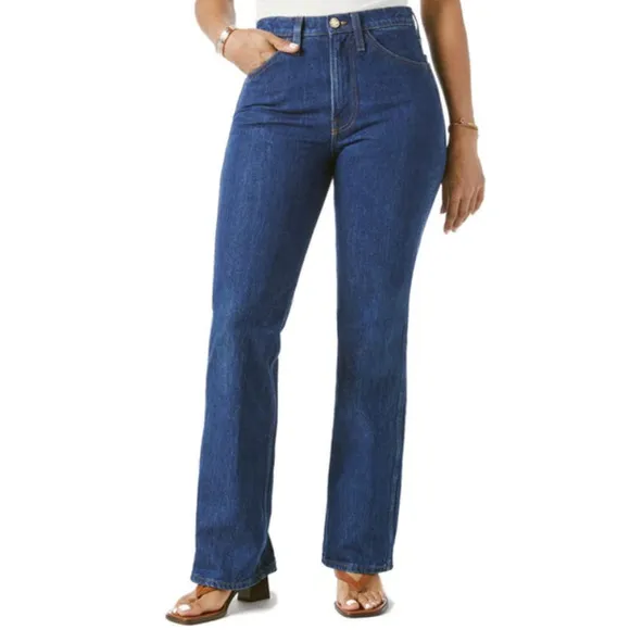 FRAME Women's Le Italien Ankle Flare Jeans Vintage Size 27 Blue High Waist NWOT