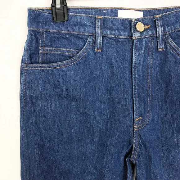 FRAME Women's Le Italien Ankle Flare Jeans Vintage Size 27 Blue High Waist NWOT