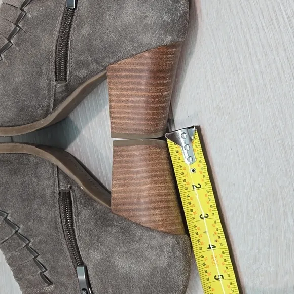 Franco Sarto Women Anthropologie Leather Destiny Ankle Leather Boots shoes 9.5M