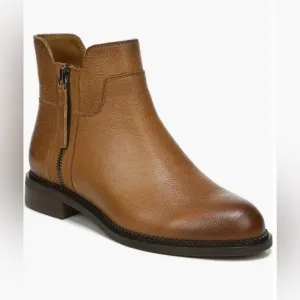 Franco Sartro Halford Ankle Boots in Cognac Brown Size 9.5 New