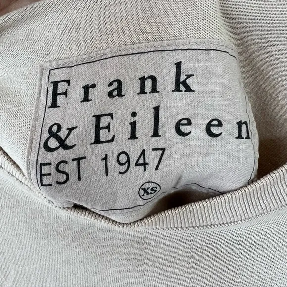 Frank &amp; Eileen Harper Perfect Tee Maxi Dress Sand Tan Casual Minimalist XS