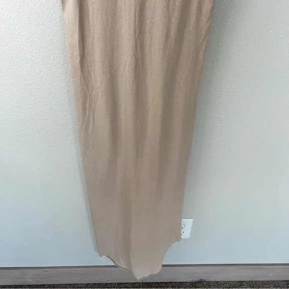 Frank &amp; Eileen Harper Perfect Tee Maxi Dress Sand Tan Casual Minimalist XS