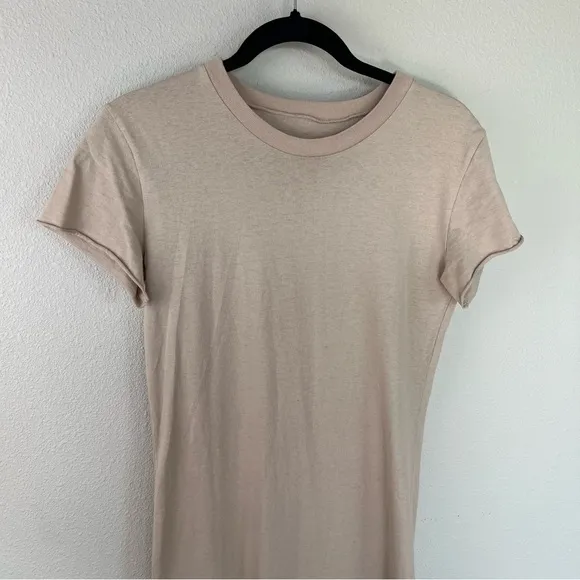 Frank &amp; Eileen Harper Perfect Tee Maxi Dress Sand Tan Casual Minimalist XS