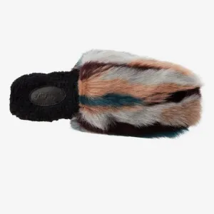 Free People Daylight Womens Faux Fur Slip On Slide Slippers