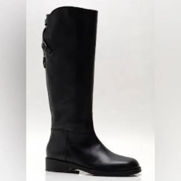 Free People Everly Equestrian Boots Black Size 8
