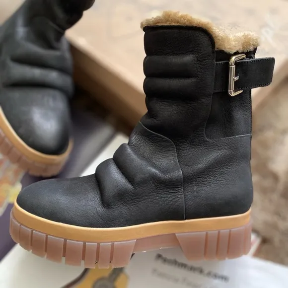 Free People Fable Faux Fur Boots